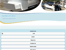 Tablet Screenshot of boatpods.com.au